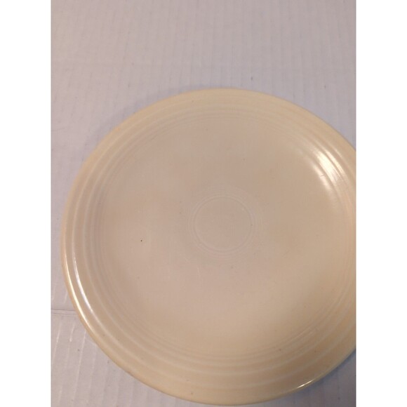 Fiestaware Fiesta Salad Dessert Bread Plate Ivory 6.5" Vintage Wet Foot - Picture 2 of 6